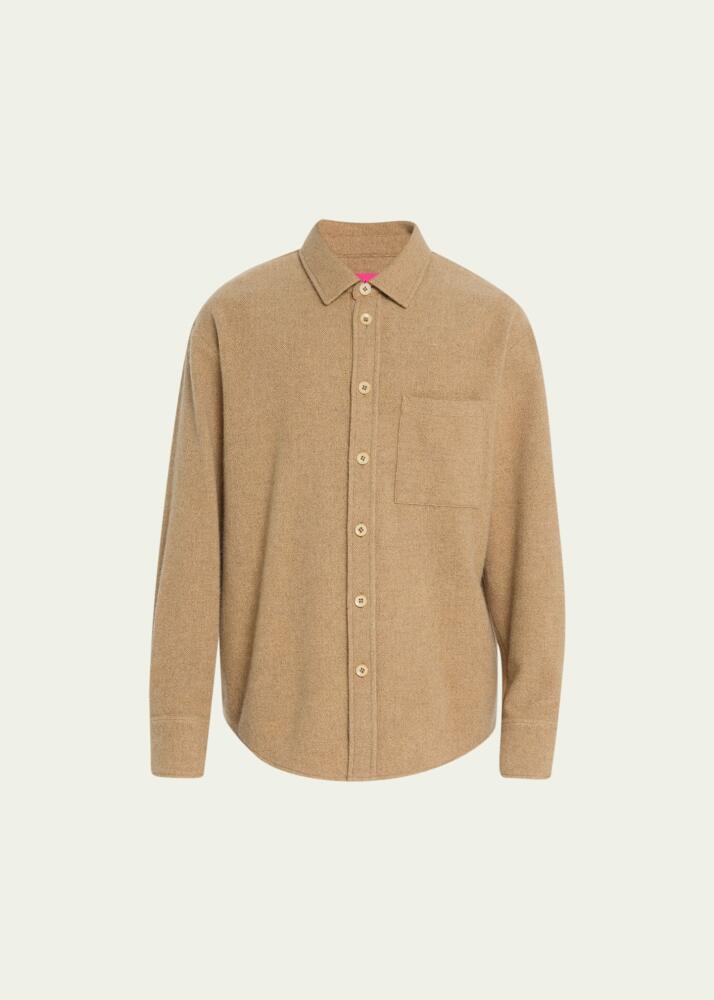 The Elder Statesman Men's Cashmere Sport Shirt Cover