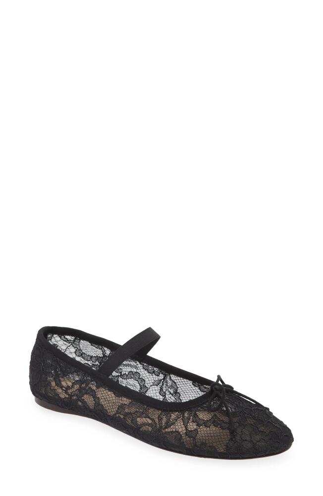 Loeffler Randall Leonie Lace Ballet Flat in Black Cover