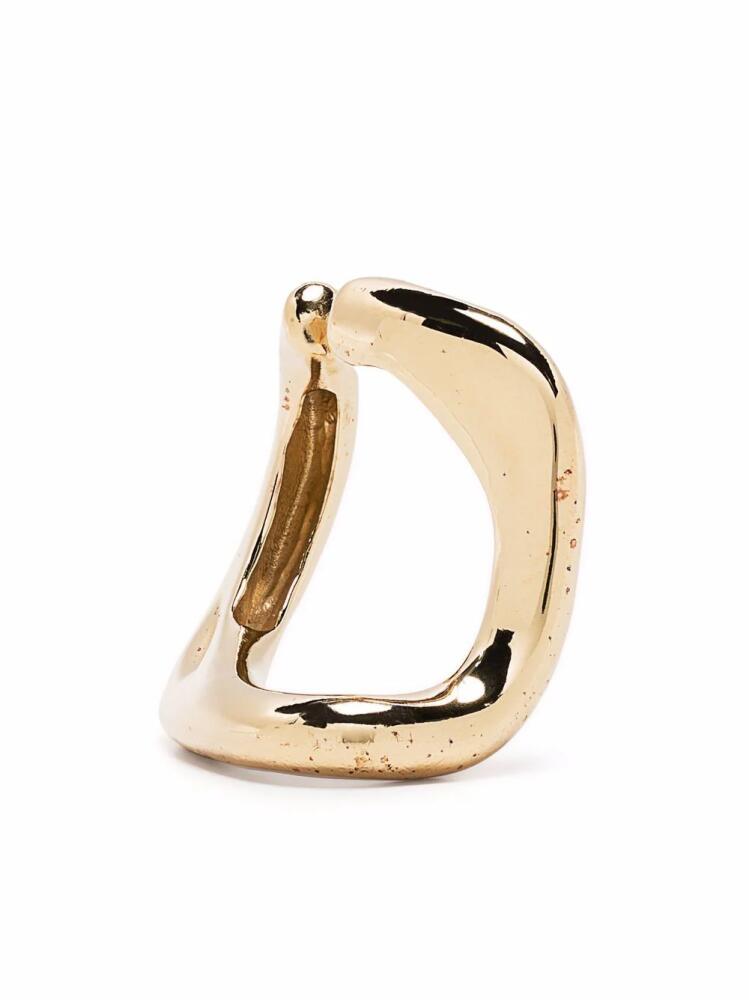 BEATRIZ PALACIOS Link Large ear cuff - Gold Cover