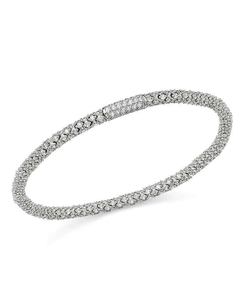 Roberto Demeglio 18K White Gold Gioconda Diamond Stretch Bracelet Cover