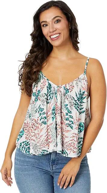 Salty Crew Desert Island Cami (White Tropic) Women's Clothing Cover