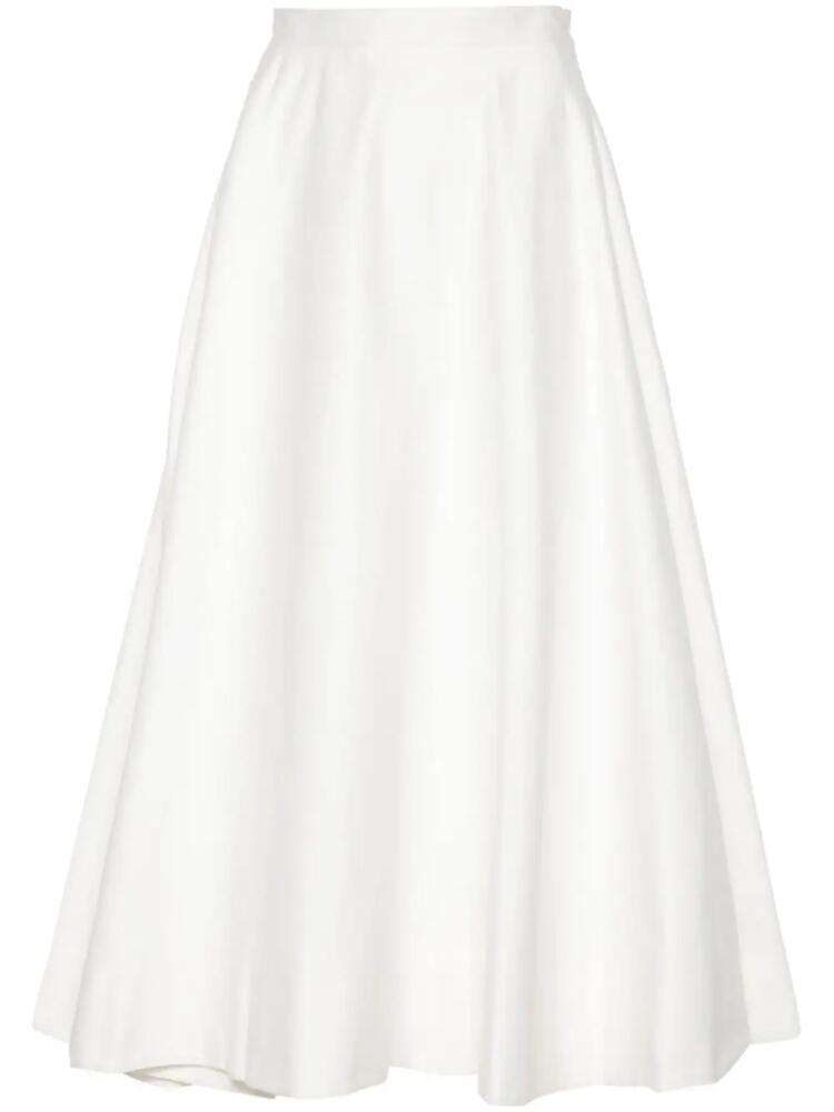 Blanca Vita Gengy flared midi skirt - White Cover