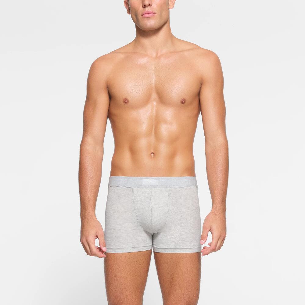 SKIMS Mens 3" Boxer Brief 3-Pack | Grey | 4XL | SKIMS Cotton Cover