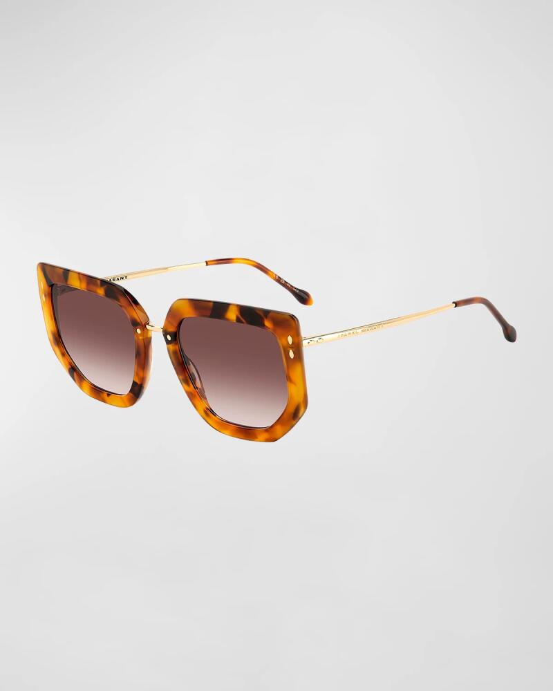 Isabel Marant Gradient Mixed-Media Butterfly Sunglasses Cover