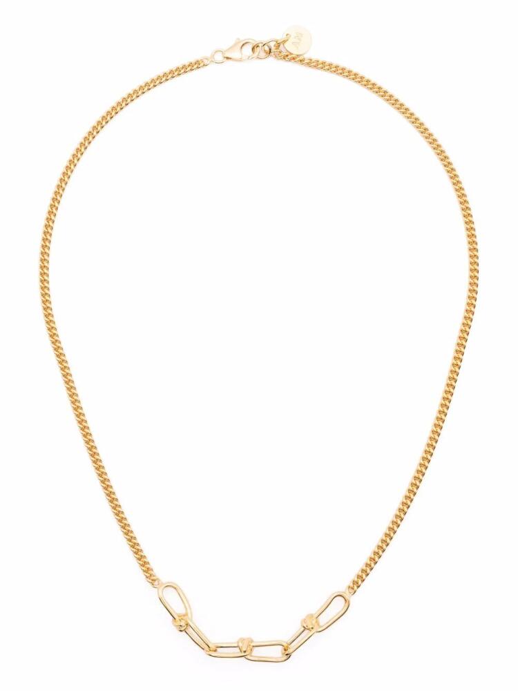 Annelise Michelson Wire boyfriend chain necklace - Gold Cover