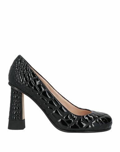 Marco De Vincenzo Woman Pumps Black Leather Cover