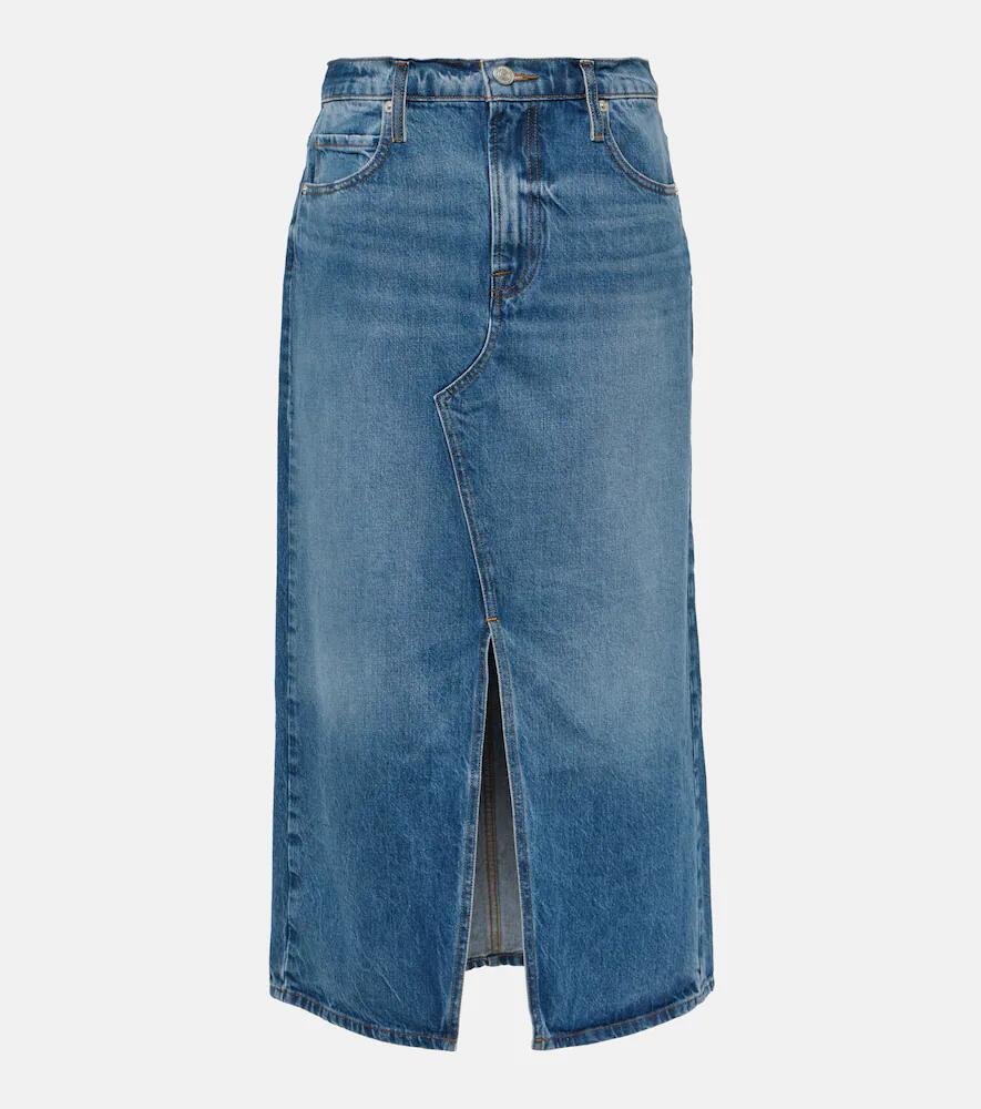 Frame Midaxi denim midi skirt Cover