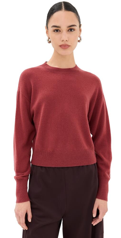 Le Kasha Menorca Round Neck Cashmere Sweater Framboise Cover