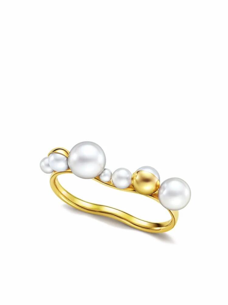 TASAKI 18kt yellow gold M/G TASAKI Shell freshwater pearl ring Cover