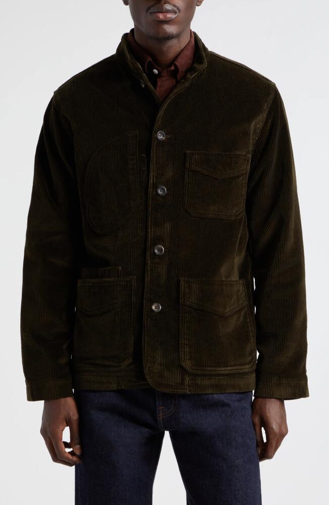 Drake's Artist Corduroy Chore Jacket in Dark Olive Cover