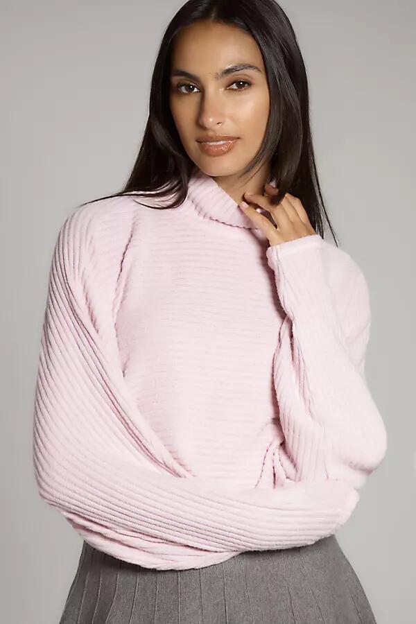 Pilcro Cozy Ribbed Turtleneck Batwing Pullover Cover