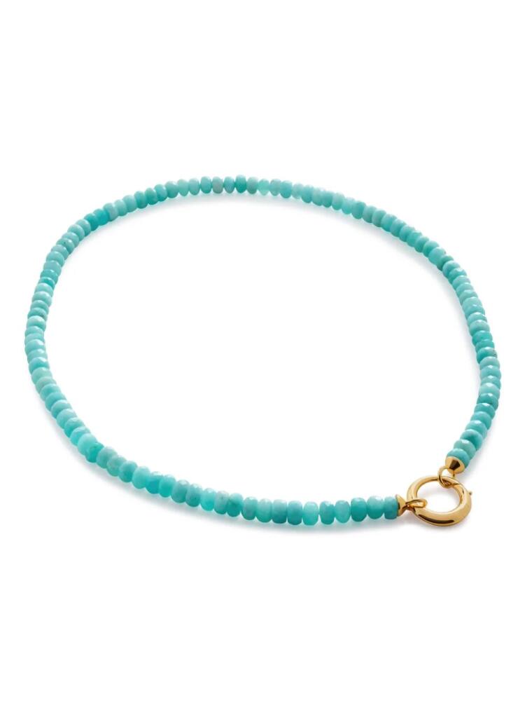 Monica Vinader Kissing Moon amazonite capture necklace - Blue Cover