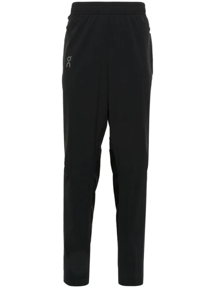 On Running logo-print performance track pants - Black Cover