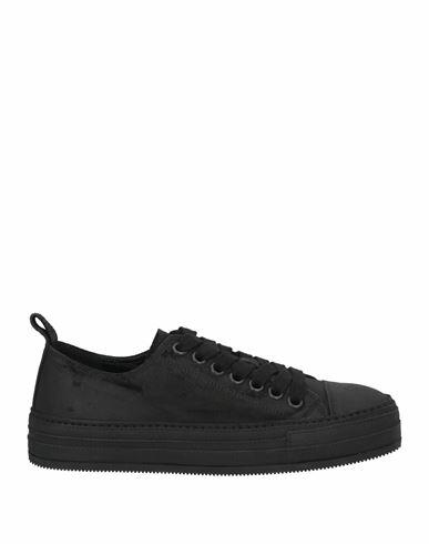 Ann Demeulemeester Woman Sneakers Black Leather Cover