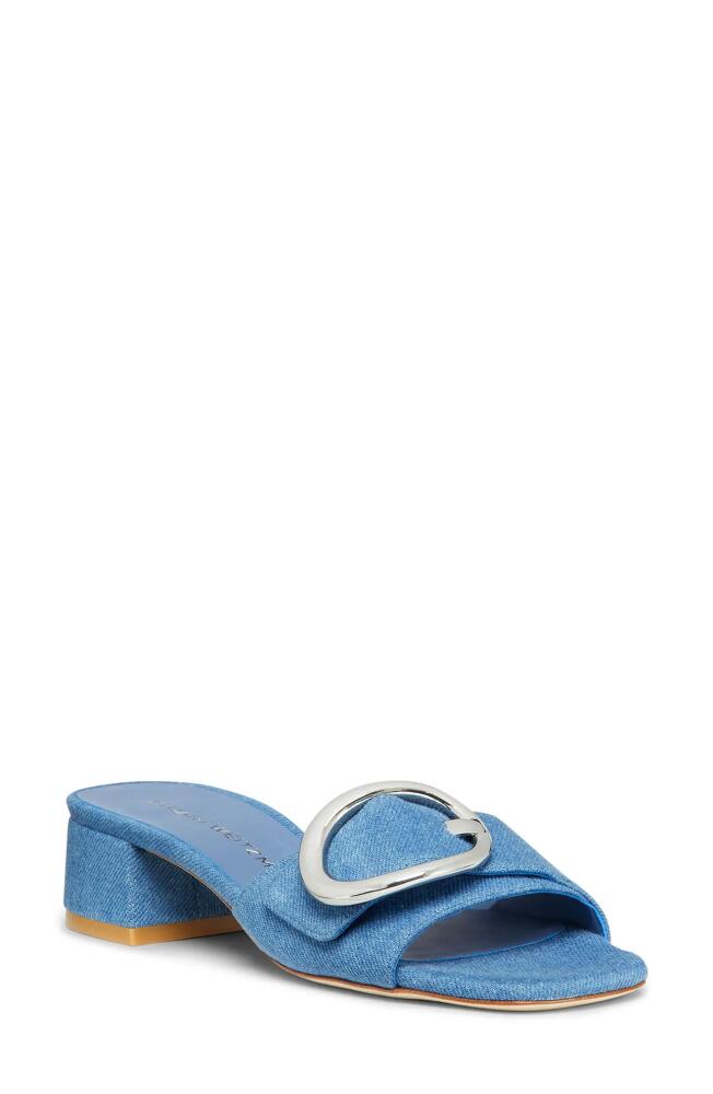 Stuart Weitzman Benni 35 Slide Sandal in Washed Cover