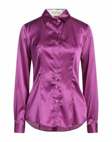 Le Sarte Pettegole Woman Shirt Mauve Silk, Elastane Cover