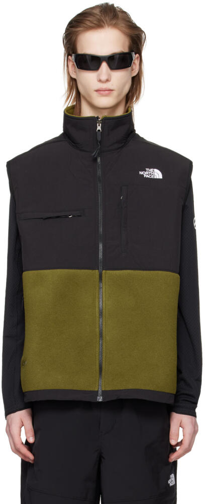 The North Face Khaki & Black Denali Vest Cover