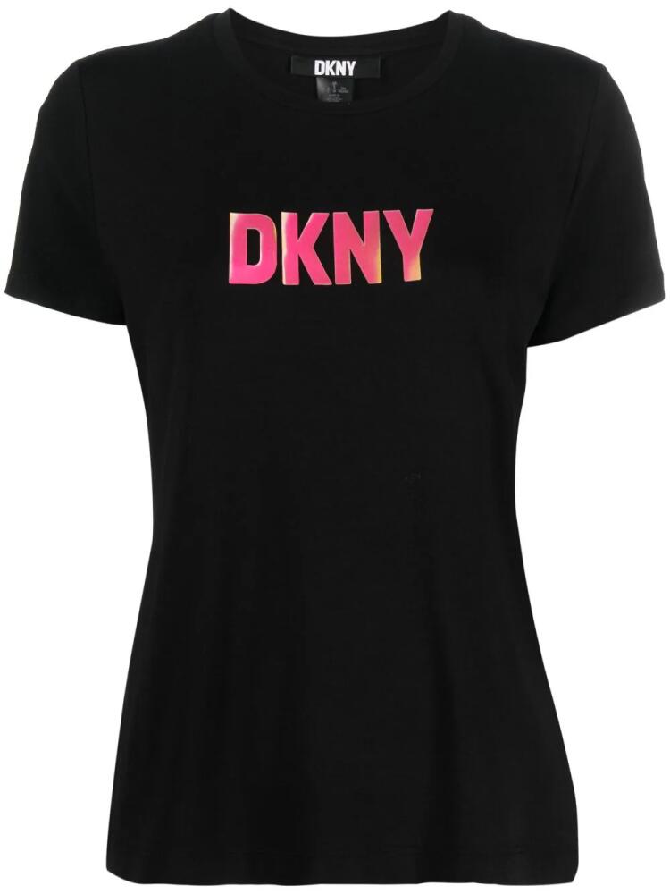 DKNY logo-print T-shirt - Black Cover