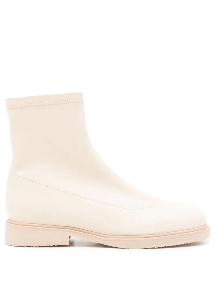 Studio Chofakian ankle leather boots - White Cover