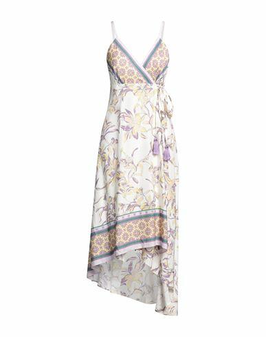 Katia Giannini Woman Midi dress Ivory Viscose Cover