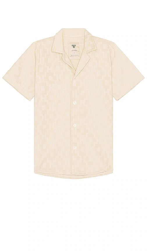 OAS Beige Machu Cuba Terry Shirt in Brown Cover