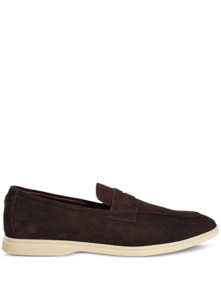 Bougeotte logo-appliqué detailing loafers - Brown Cover