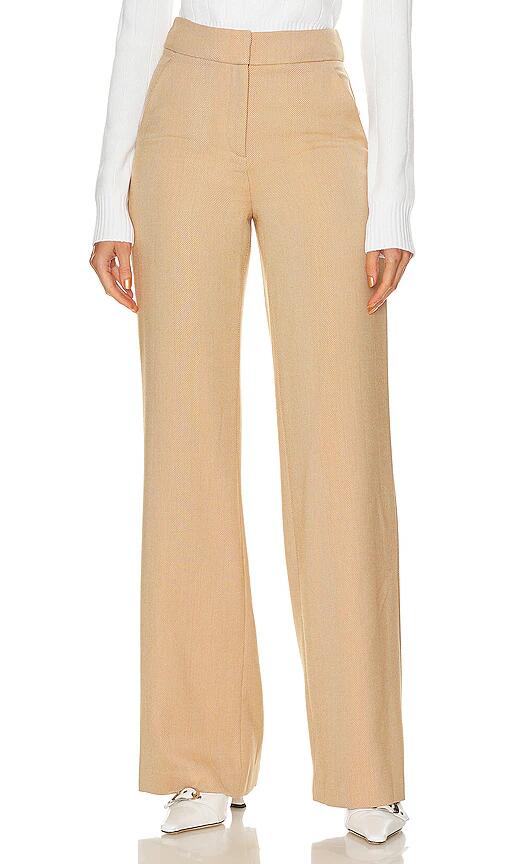 Veronica Beard Tonelli Pant in Beige Cover