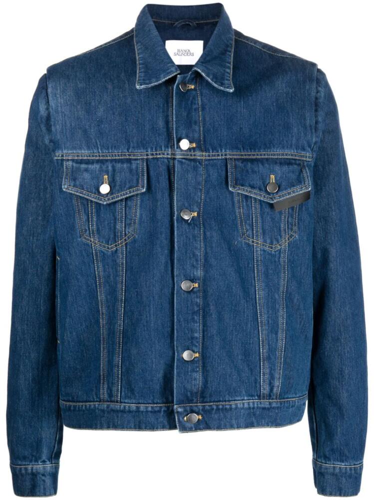 Bianca Saunders Lexxus denim jacket - Blue Cover