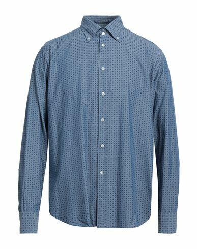 B. d.baggies Man Shirt Slate blue Cotton Cover