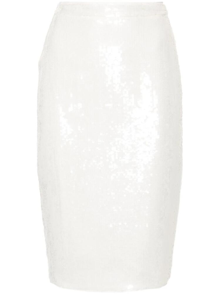 Theory KL sequined midi skirt - White Cover