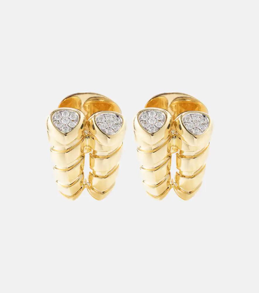 Marina B Trisolina 18kt gold earrings with diamonds Cover