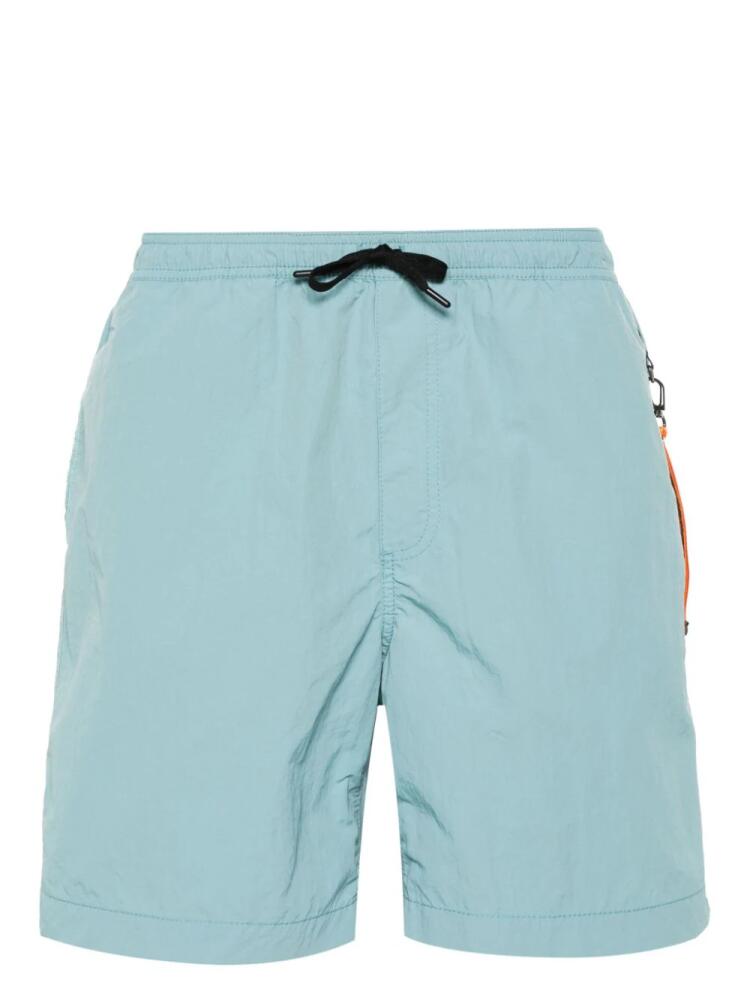 Parajumpers Mitch logo-patch swim shorts - Blue Cover