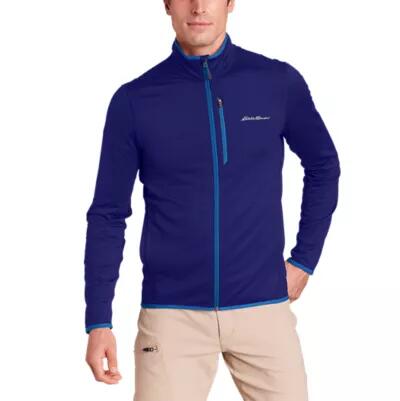 Eddie Bauer Men's Activator Grid Fleece Full-Zip Cover