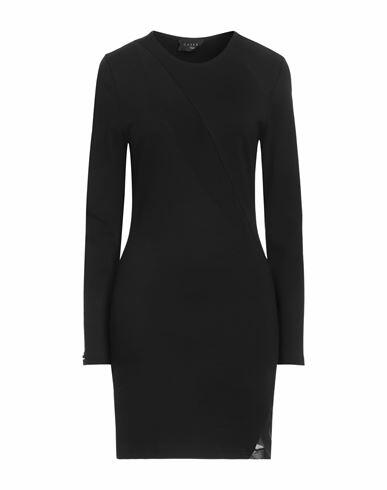 Gaëlle Paris Woman Mini dress Black Viscose, Polyamide, Elastane Cover