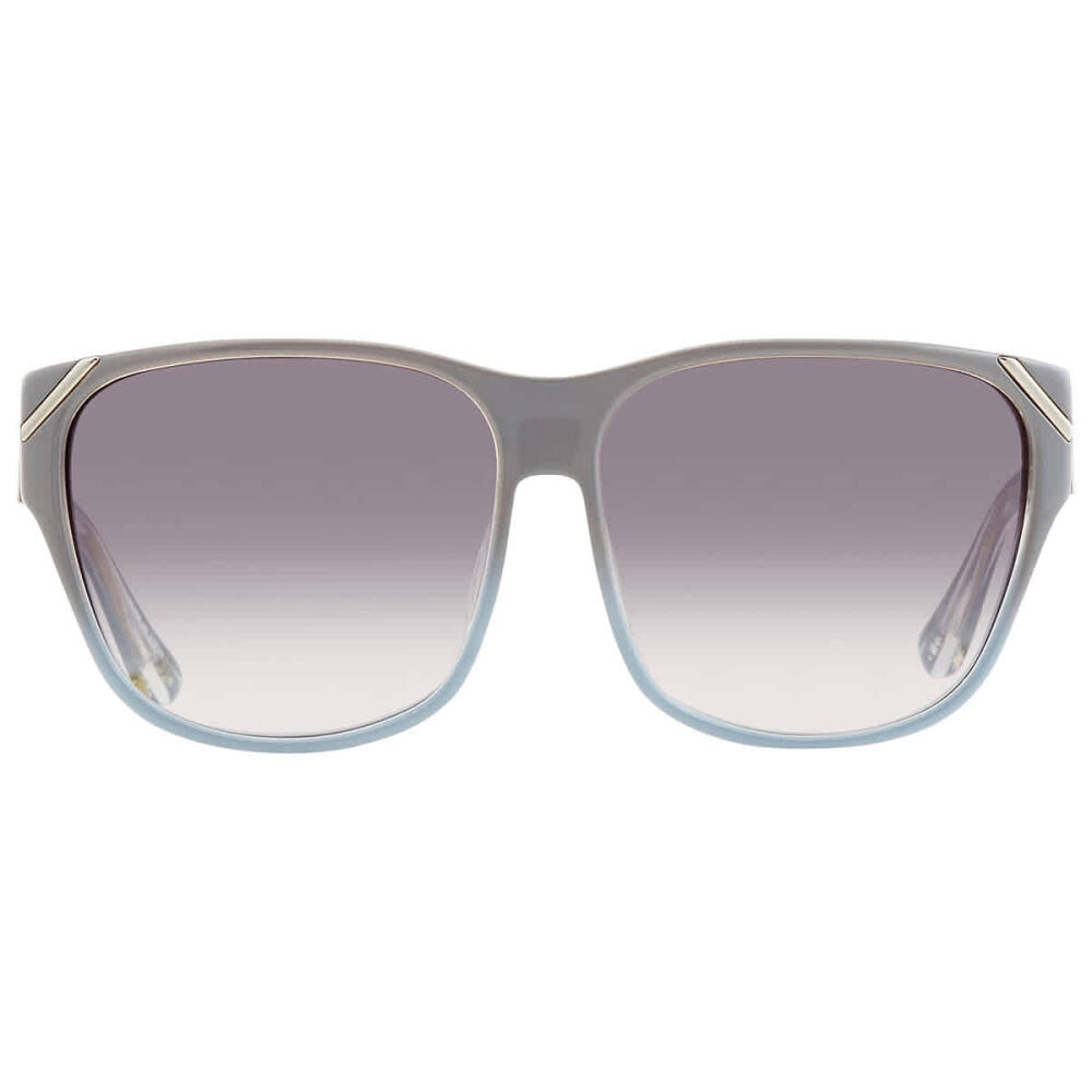 Yohji Yamamoto X Linda Farrow Grey Gradient Square Unisex Sunglasses Cover