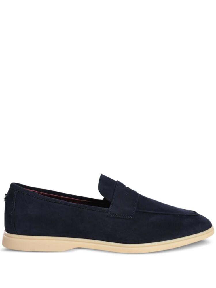 Bougeotte logo-appliqué detailing loafers - Blue Cover