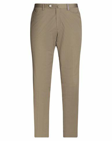 Isaia Man Pants Khaki Cotton, Elastane Cover