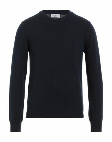 Bellwood Man Sweater Midnight blue Cotton, Wool, Cashmere Cover