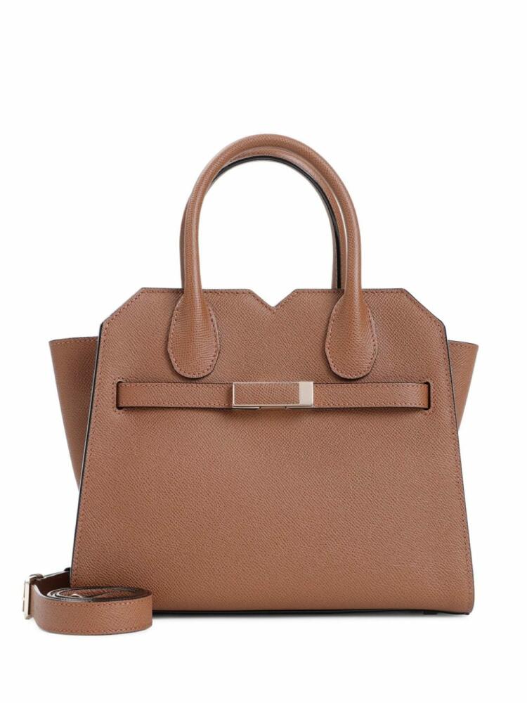 Valextra mini Milano tote bag - Brown Cover