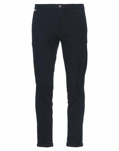 At. p.co Man Pants Midnight blue Cotton, Elastane Cover