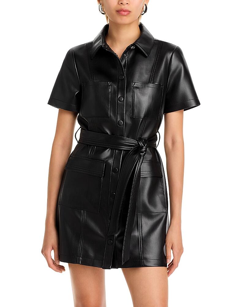 Milly Haven Faux Leather Dress Cover