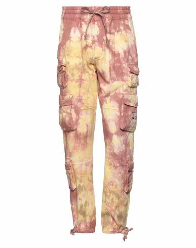 Mauna Kea Man Pants Yellow Cotton, Elastane Cover