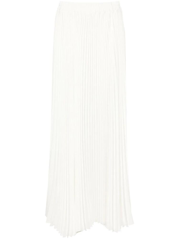 STYLAND high-waist pleated midi skirt - White Cover