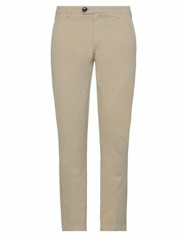 Pmds Premium Mood Denim Superior Man Pants Beige Cotton, Elastane Cover