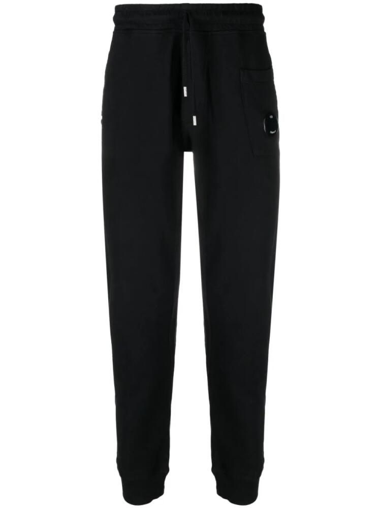 C.P. Company Lens-detail cotton track pants - Black Cover