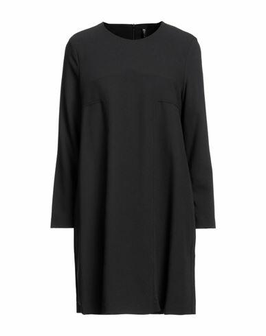 Manila Grace Woman Mini dress Black Polyester, Viscose, Elastane Cover