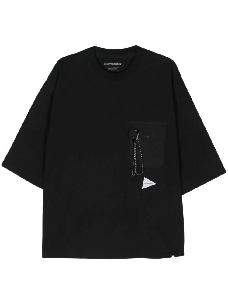 and Wander logo-print T-shirt - Black Cover