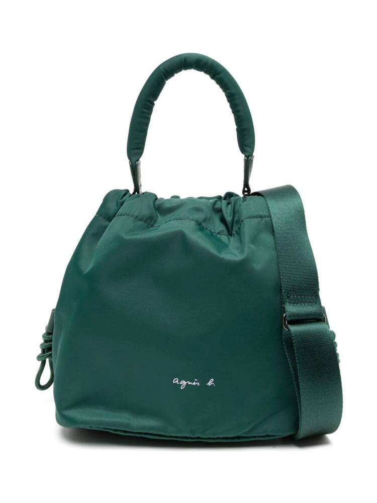 agnès b. two way tote bag - Green Cover