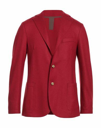 Eleventy Man Blazer Red Wool, Polyamide Cover