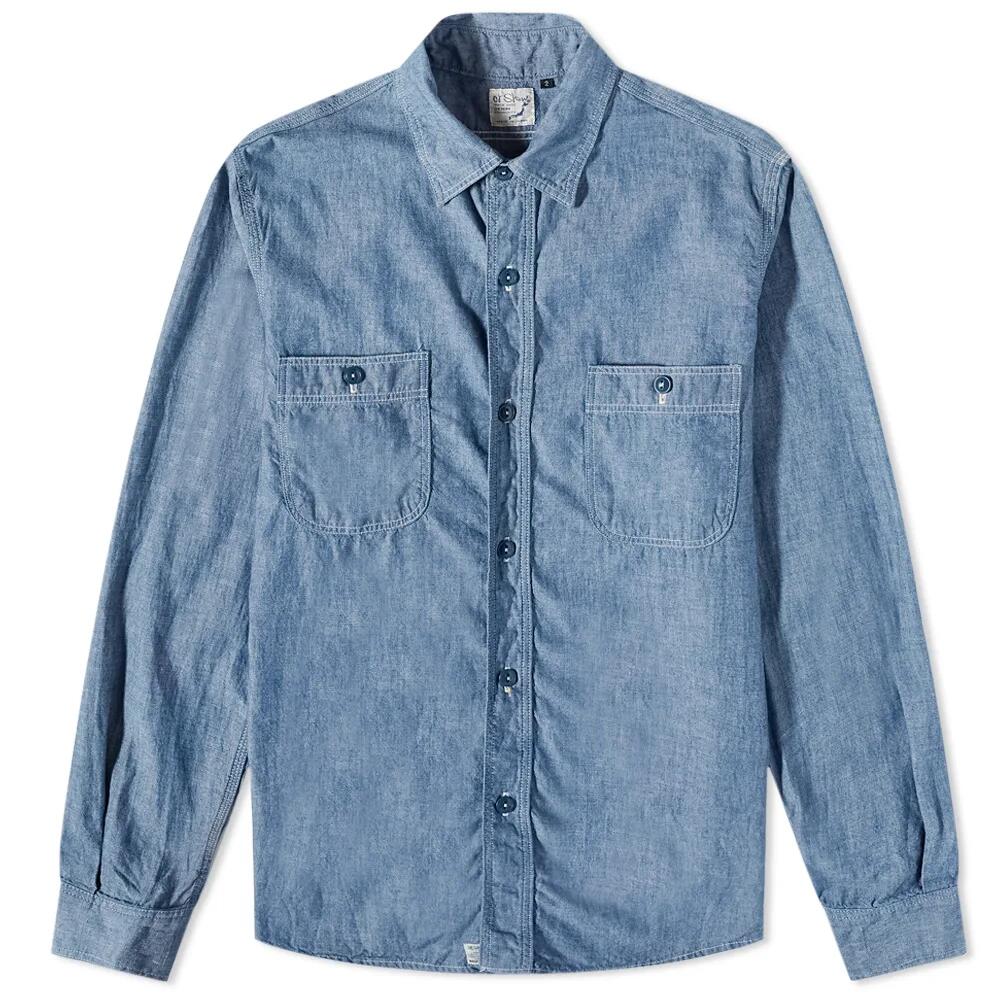 orSlow Work Shirt in Chambray Cover